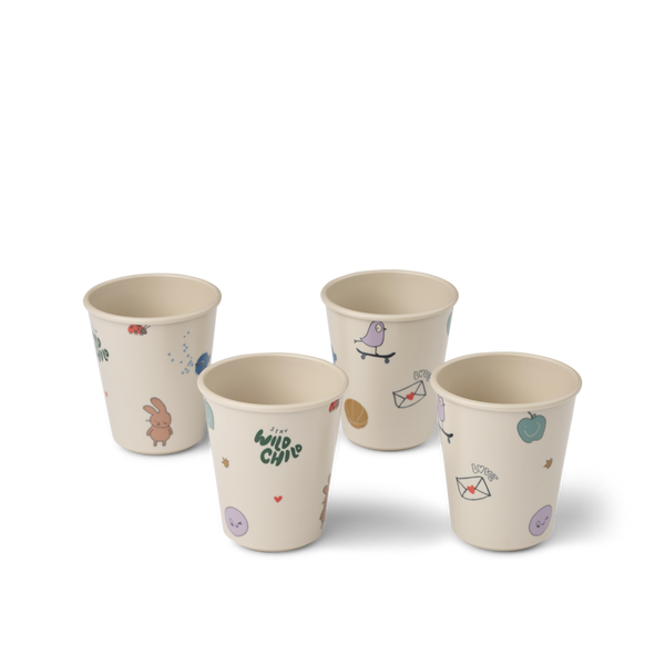 Liewood - Children's mugs Lana (set of 6 pieces)