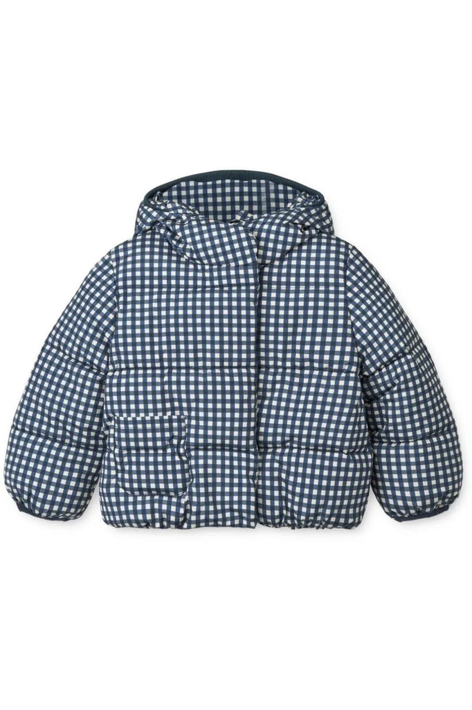 Liewood - Veste - Giovanna - Check classic Navy/Dark Sandy - Taille 98