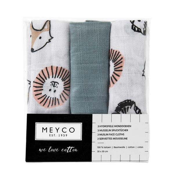 Meyco - Mrs. Keizer Louis Lingettes pour les mains – Lot de 3 (copie)
