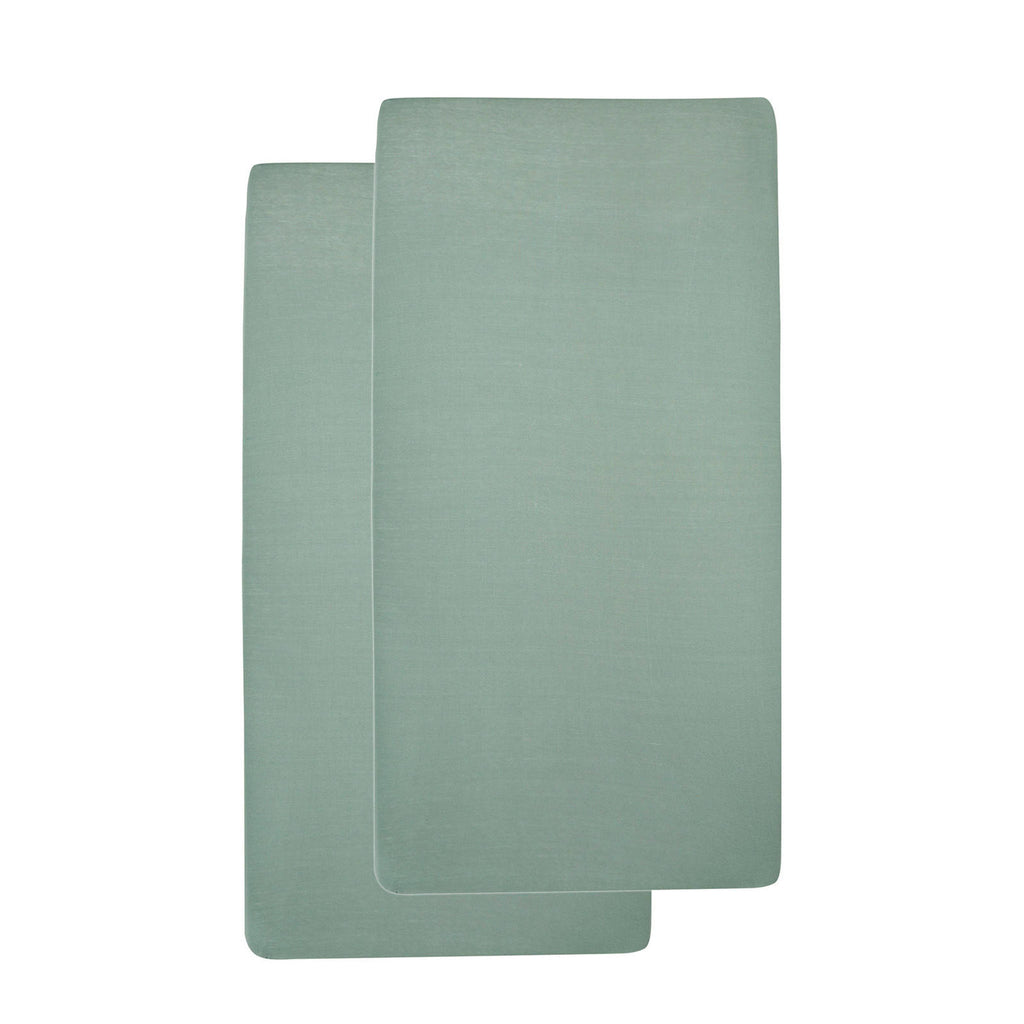 Meyco - Hoeslaken Jersey (2-pack) Stone Green