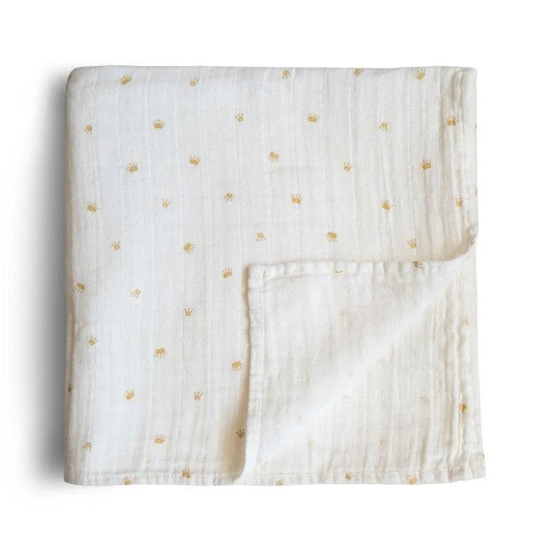 Mushie - Hydrofiele Doek met Print (XL formaat), Hydrofiele doeken, Mushie, Keekabuu