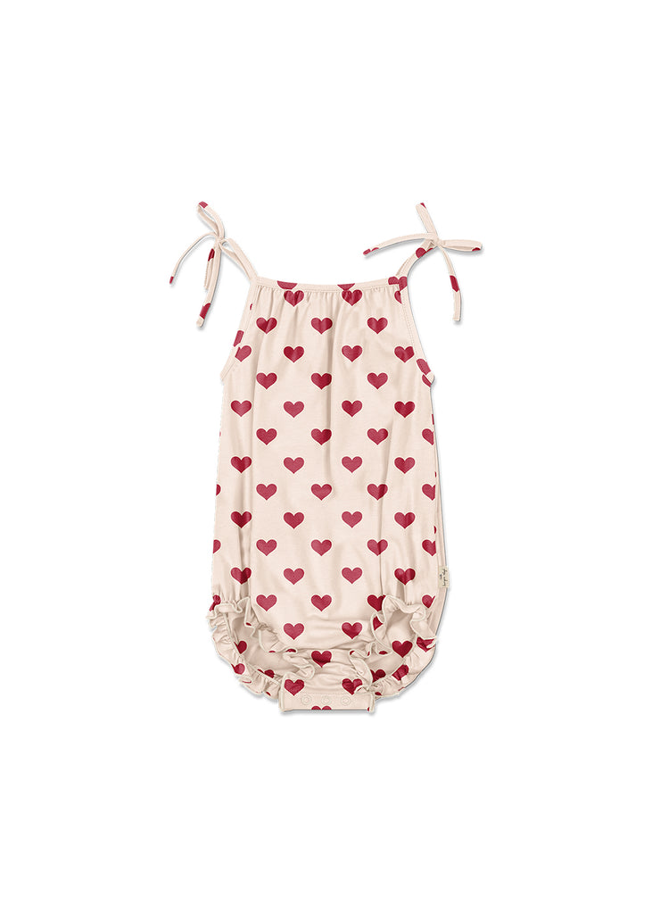 Konges Slojd - Basic Strap Body GOTS – Biologisch Katoen - Amour Rouge, Rompers, Konges Slojd, Keekabuu