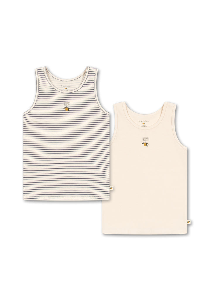Konges Slojd - Tank Tops (2Pack) - Blue Stripe