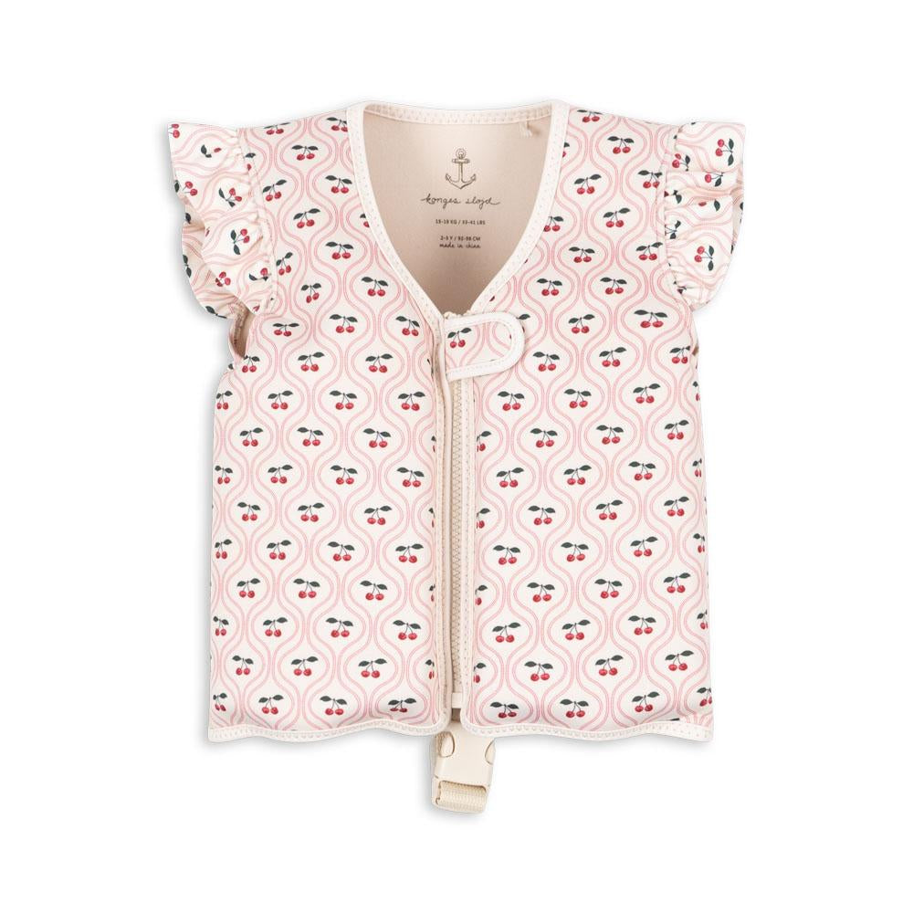 Konges Slojd - Schwimmweste mit Glanzeffekt und Rüschen - Avery - Amour Pink