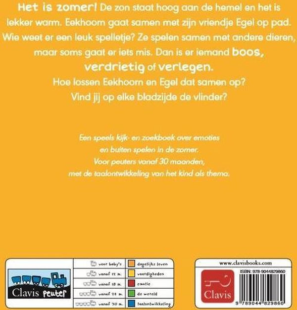 Clavis - Eekhoorn in de Zomer, Peuterboeken, Clavis, Keekabuu