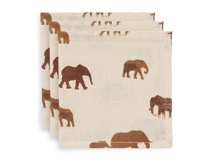 Jollein -  Hydrofiele Multidoek (70x70cm) 3 stuks, Hydrofiele doeken, Jollein, Keekabuu