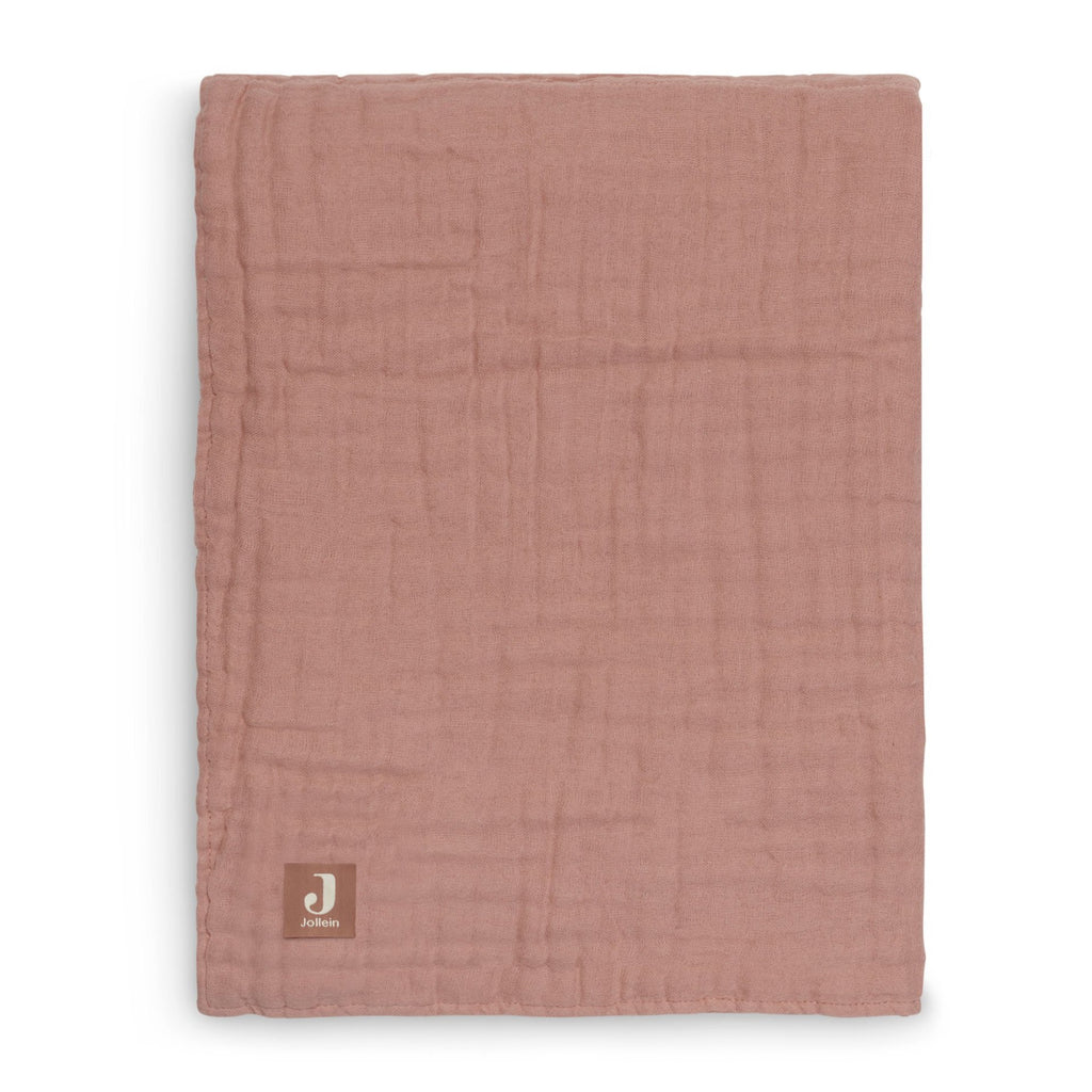 Jollein - Hydrofiele Wiegdeken Wrinkled (75x100cm), Dekens, Jollein, Keekabuu