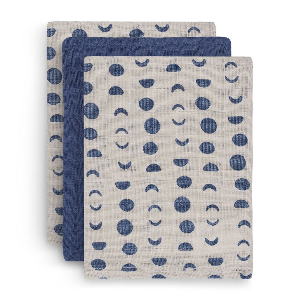 Jollein - Hydrofiele Washandjes 3 pack, Washandjes, Jollein, Keekabuu