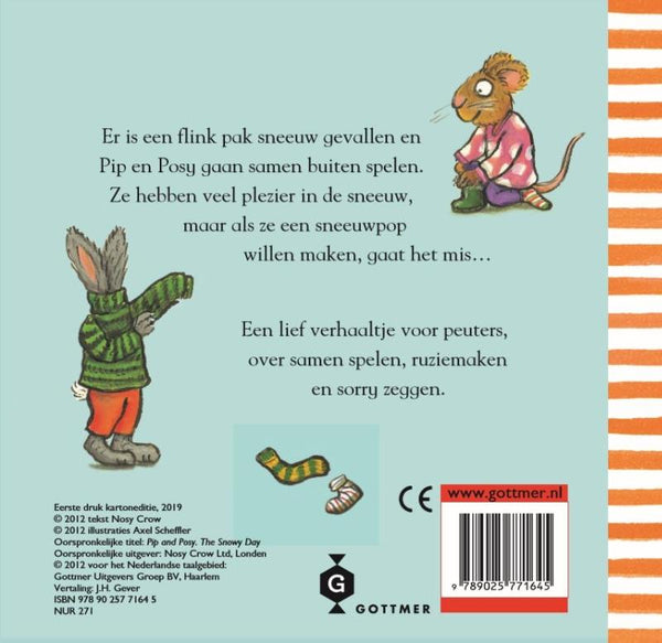 Gottmer Kinderboeken - Pip en Posy in de sneeuw, Peuterboeken, Gottmer, Keekabuu