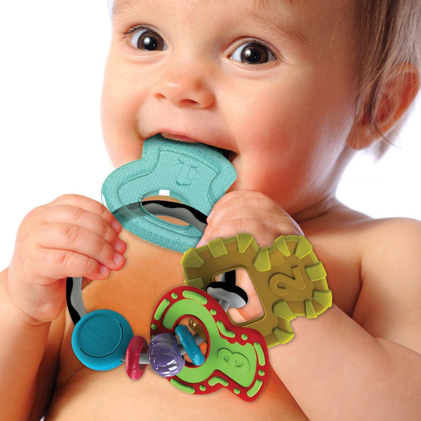 Infantino - Bijtring en rammelaar in één, Activiteiten speelgoed, Infantino, Keekabuu