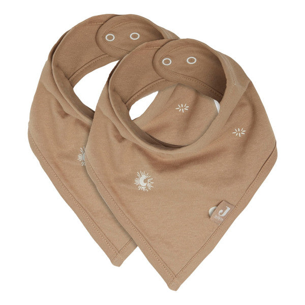 Jollein - Stargaze Biscuit - 2-pack Bandana Slabber, Slabbetjes voor baby's en peuters, Jollein, Keekabuu