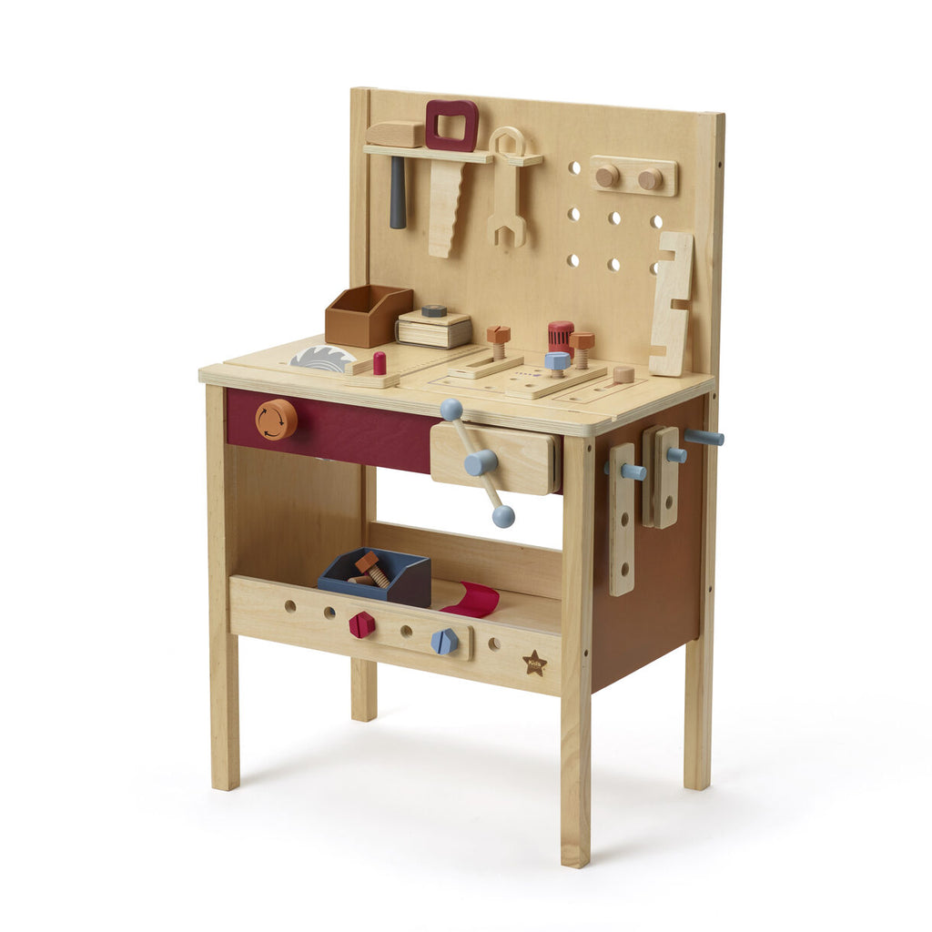 Kids Concept - Werkbank Kid's Hub - Gereedschapsbank, Houten speelgoed, Kid's Concept, Keekabuu