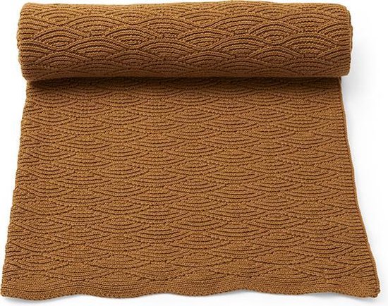 Konges Sløjd - Gebreide Katoenen Deken met ajourtricot, Baby Deken, Konges Slojd, Keekabuu