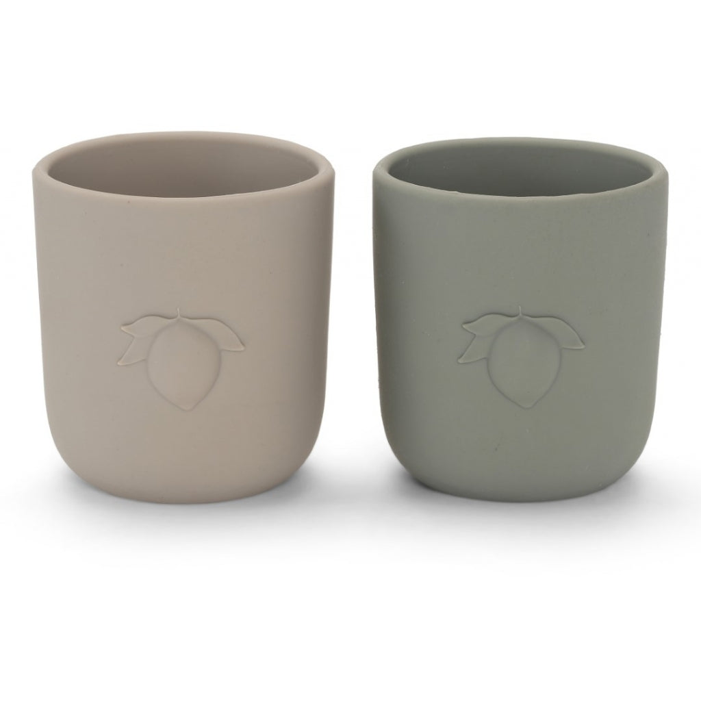 Konges Sløjd - Lemon Siliconen  Drinkbekers (Set van 2), Drinkbekers, Konges Slojd, Keekabuu