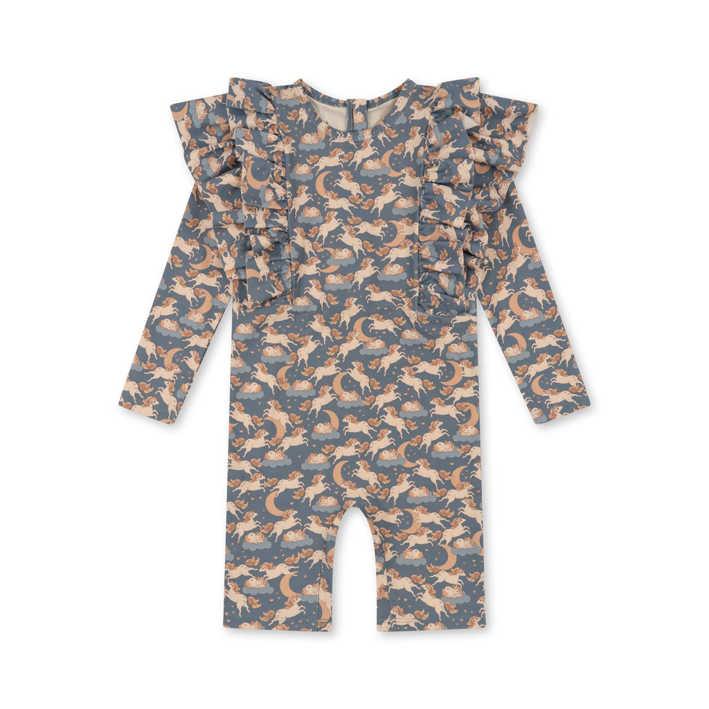 Konges Slojd  - Zwempak Onesie  Manuca Frill, Zwemkleding, Konges Slojd, Keekabuu