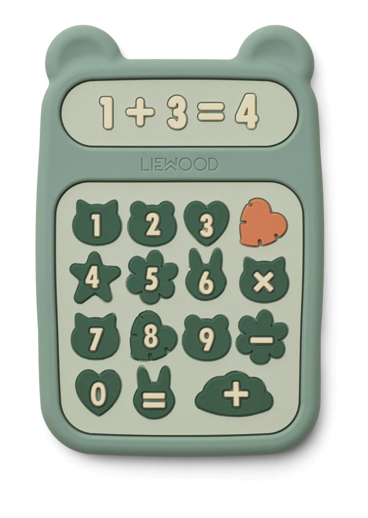 Liewood - Siliconen  Bijtspeeltje Rekenmachine, Bijtspeeltje, Liewood, Keekabuu