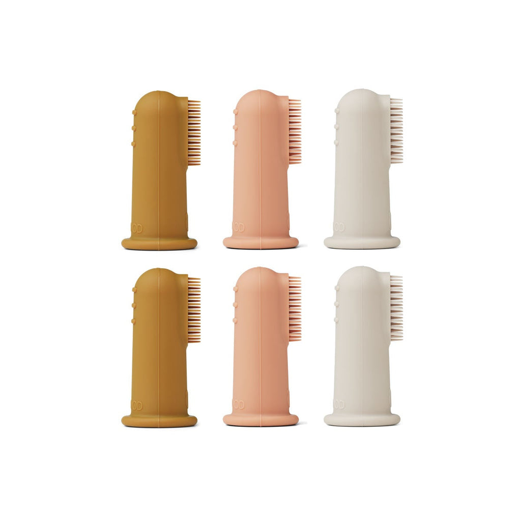 Liewood - Simon Vingertandenborstel Voor Baby's (set van 6), Tandenborstels, Liewood, Keekabuu