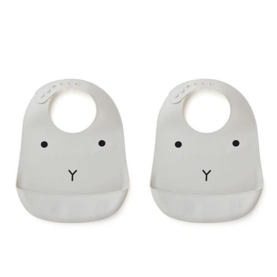 Liewood - Tilda Silicone Slabbetje (set van 2), Slabbetjes, Liewood, Keekabuu