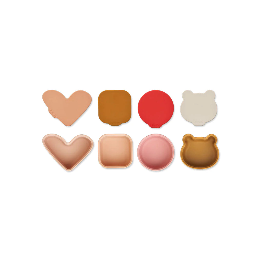 Liewood - Toto Snackbox 4-Pack, Snackbakjes, Liewood, Keekabuu