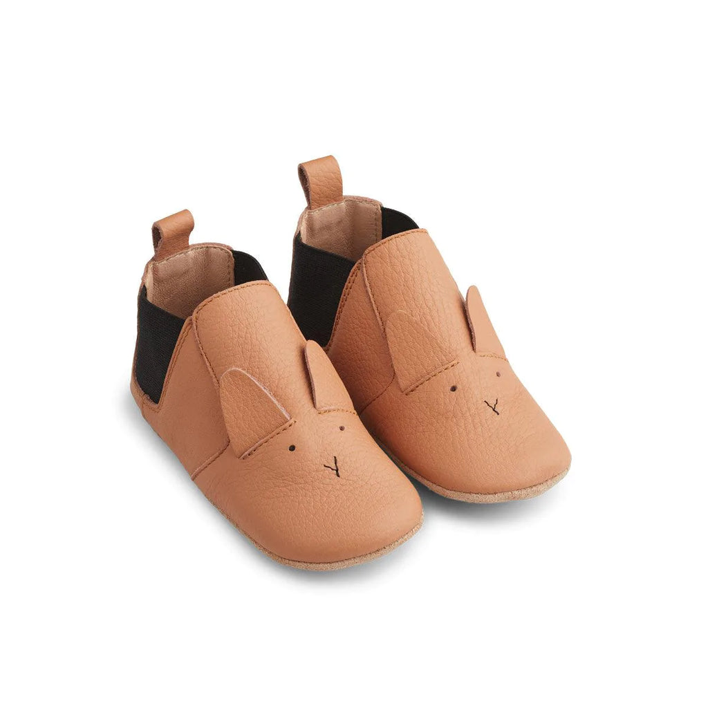 Liewood - Leren Slofjes Edith - Rabbit - Tuscany rose, Schoenen, Liewood, Keekabuu
