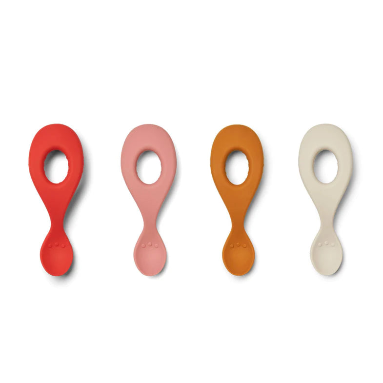 Liewood - Siliconen  Lepel (Set van 4) - Liva, Lepels, Liewood, Keekabuu