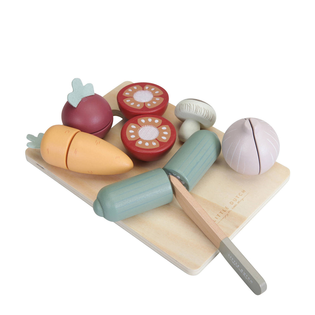 Little Dutch - Houten Snijset Groenten, Houten speelgoed, Little Dutch, Keekabuu