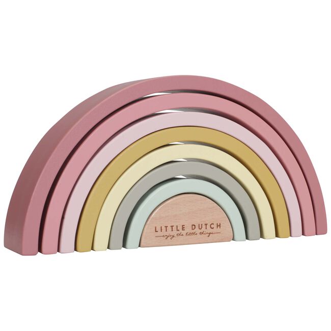 Little Dutch - Regenboog Pink, Houten speelgoed, Little Dutch, Keekabuu