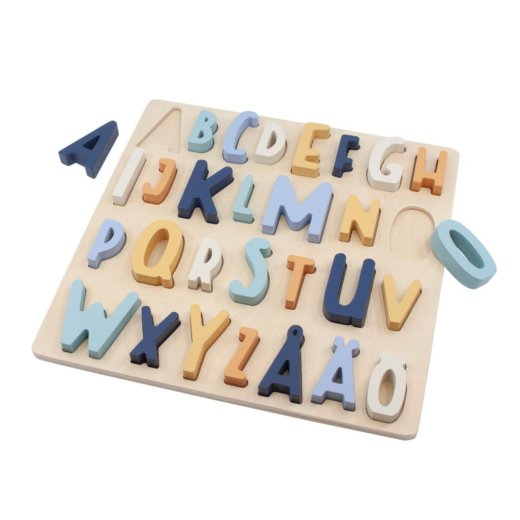 Sebra - Houten Alfabet ABC Puzzel, Houten speelgoed, Sebra, Keekabuu