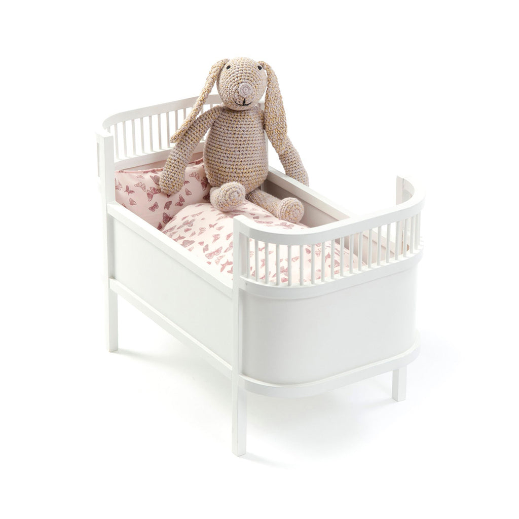 Smallstuff - Houten Poppenbed Rosaline | Wit - Speelgoed en Cadeaus