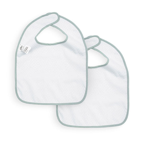 Jollein - Slabbetje Waterproof Snake | Ash green 2 Stuks, Slabbetjes, Jollein, Keekabuu