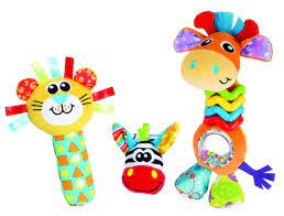 Playgro - Sensorische Geschenkset 0m+, Rammelaars, Playgro, Keekabuu