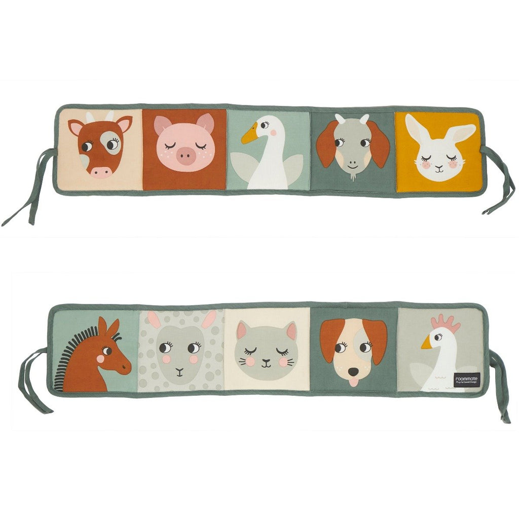 Roommate - Stoffen Voelboekje 'Life Fabric Book', Babyboeken, Roommate, Keekabuu