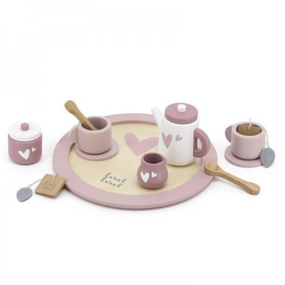 Label Label - Houten Theeset, Houten speelgoed, Label Label, Keekabuu