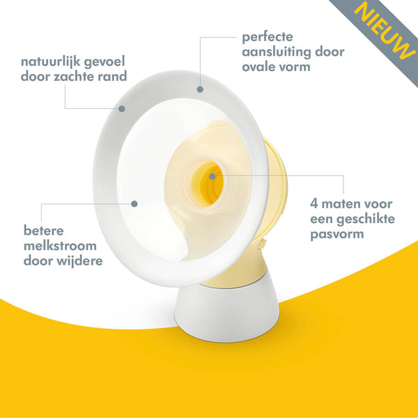 Medela - Personal Fit Flex - Borstschildenset, 2 stuks, maat S (21 mm), Borstverzorgingsproducten, Medela, Keekabuu