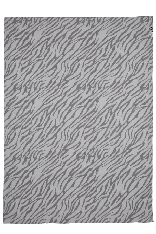 Meyco - Ledikantdeken Zebra Grijs (100x150 cm), Dekens, Meyco, Keekabuu