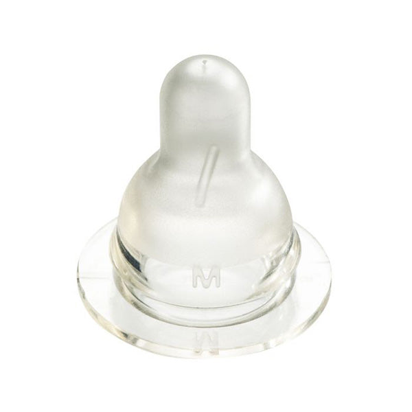 Difrax - Flessenspeen - Natural - Kers - Medium - 2 Stuks - Voeding