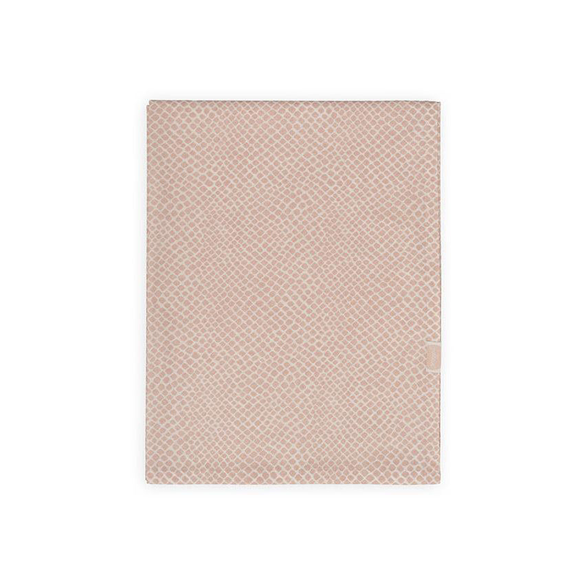 Jollein - Ledikantlaken Snake Pale Pink, Lakens, Jollein, Keekabuu