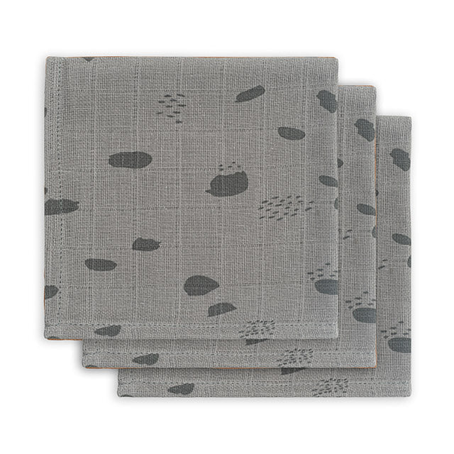 Jollein - Hydrofiele monddoekjes 3 Stuks, Hydrofiele doeken, Jollein, Keekabuu